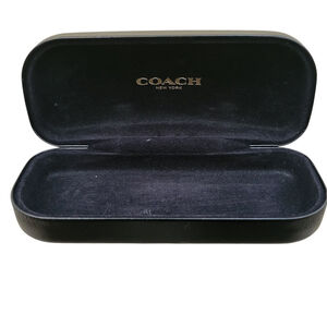 Coach Black Eyeglass Case Pre-owned Condition
